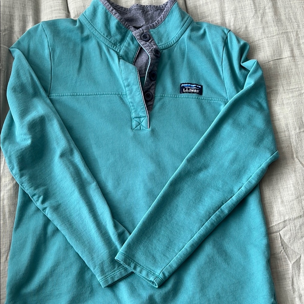 L.L.Bean Teal Pullover